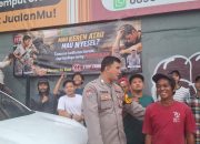 Gaungkan Zero Tawuran, Bhabinkamtibmas Pakualam Pasang Spanduk STOP Tawuran Bersama Pemuda