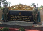 Panglima TNI Resmikan Lapangan Serbaguna Serka Dedy Unadi di Kodam III/Siliwangi