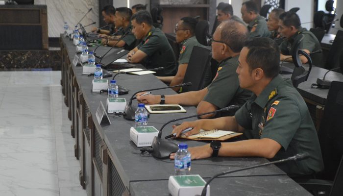 Kodiklatad Gelar Rakor Tim Penilai Internal WTRB/ZI