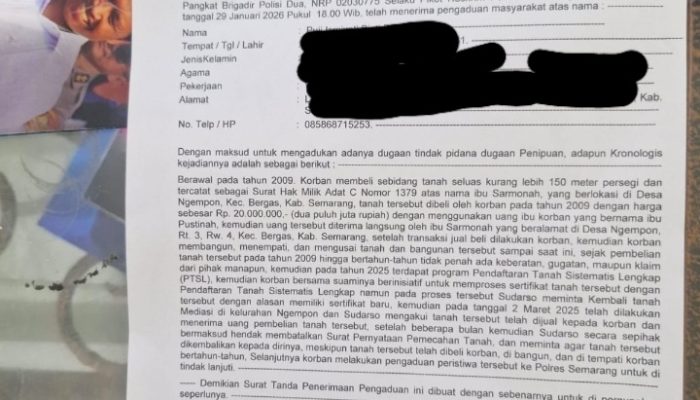 Beli Tanah 15 Tahun Lalu, Kini Diduga Dicekik dan Diintimidasi PNS Kelurahan : Saya Ada Bukti