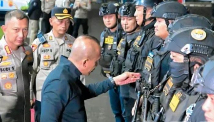 Kapolda Jabar Pimpin Apel Gabungan KRYD di Polrestabes Bandung