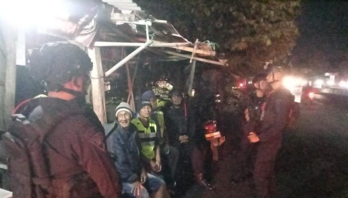 Patroli Harkamtibmas Brimob Polda Jawa Barat di Wilayah Polresta Cirebon