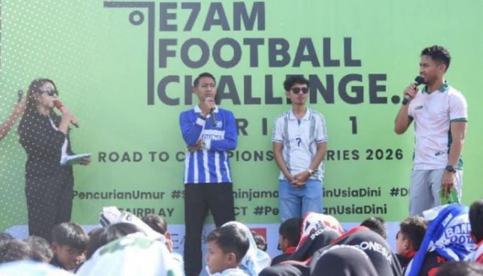 Beckham Putra Dorong Pembinaan Usia Dini Lewat E7AM Football Challenge