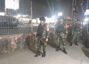 Patroli Maung Koramil 05/Balaraja Awasi Jalur Industri