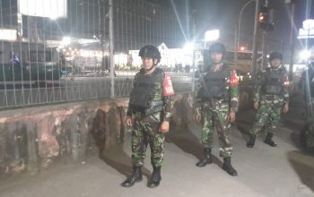 Patroli Maung Koramil 05/Balaraja Awasi Jalur Industri