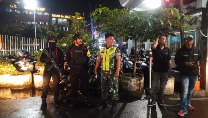 Batalyon D Pelopor Brimob Polda Jabar Perkuat Sinergitas TNI Polri dan Ciptakan Situasi Kondusif di Wilayah Garut