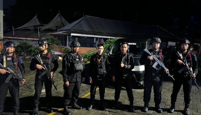 Regu Batalyon B Pelopor Intensifkan Patroli Dialogis di Kawasan Wisata dan Perbankan Lembang