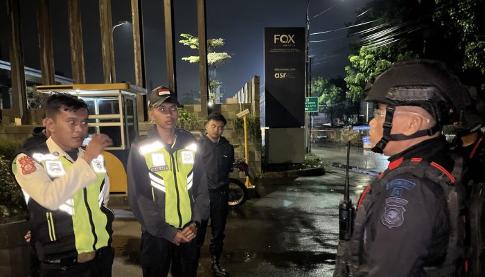 Patroli Dialogis Satuan Penindak Perusuh Batalyon A Pelopor Perkuat Stabilitas Kamtibmas di Wilayah Majalaya dan Sekitarnya