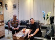 Perkuat Sinergitas, Kapolsek Legok Terima Silaturahmi Direktur Politeknik Penerbangan Indonesia Curug