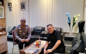 Perkuat Sinergitas, Kapolsek Legok Terima Silaturahmi Direktur Politeknik Penerbangan Indonesia Curug