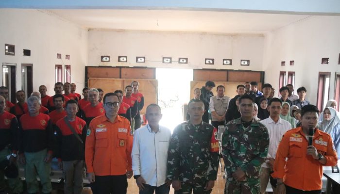 BPBD Kabupaten Bandung Sosialisasikan Gulben di Lokasi TMMD Ke-127 Desa Cipelah