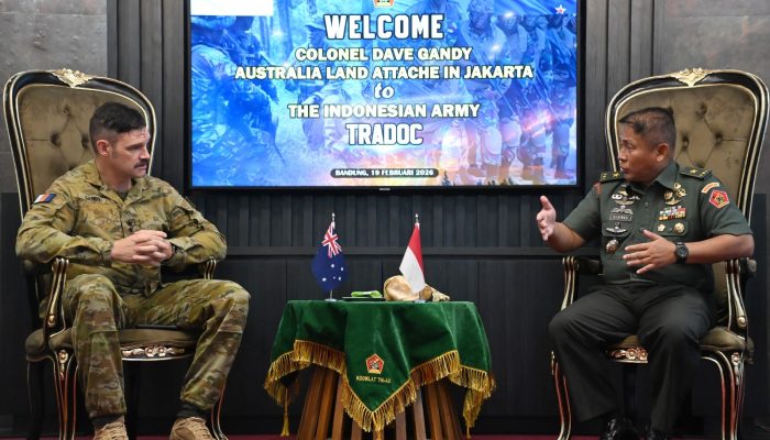 Perkuat Kerja sama Militer, Kodiklatad Terima Kunjungan Atase Darat Australia