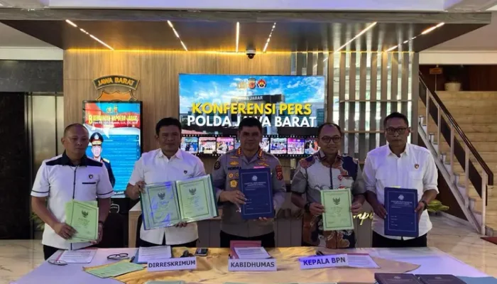 Ditreskrimum Polda Jabar Bongkar Mafia Tanah di Cianjur, Modus Pemalsuan Dokumen Terstruktur
