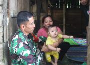 Dansatgas TMMD Kunjungi Rumah Warga Penerima Bantuan RTLH di Linggang Amer