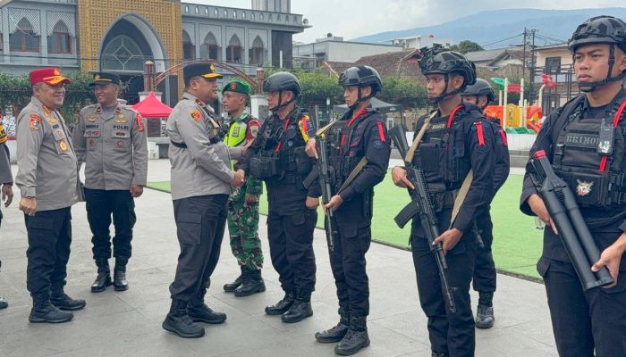PRC Brimob Polda Jabar Amankan Subang, Operasi Ketupat Lodaya 2026 Kondusif