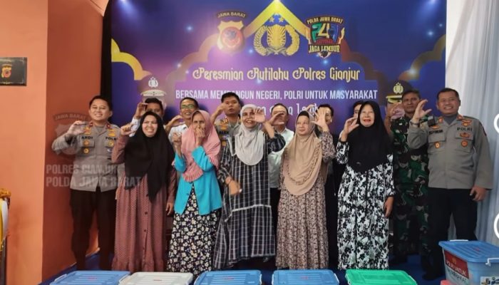 Safari Ramadhan, Kapolres Cianjur Hadiri Peresmian Rutilahu Bersama Kapolri Secara Daring