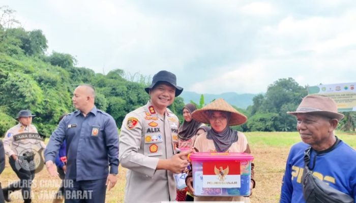 Kapolres Cianjur Dampingi Kunjungan Strategis Lemhannas RI di Cikalongkulon