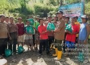 Wujud Kepedulian, Administratur KPH Banyumas Barat Salurkan Bingkisan Lebaran bagi Penyadap Getah di TPG Cihonje