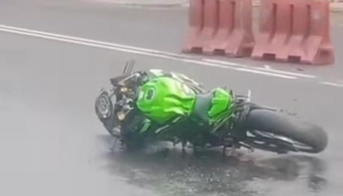 Kecelakaan di Simpang Buahbatu–Cijagra Bandung, Pengendara Motor Luka Berat