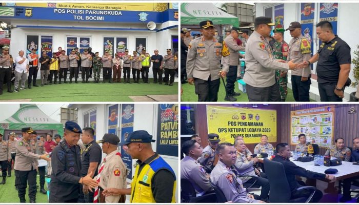 PRC Brimob Polda Jabar Siaga di Sukabumi, Operasi Ketupat Lodaya 2026 Berjalan Humanis