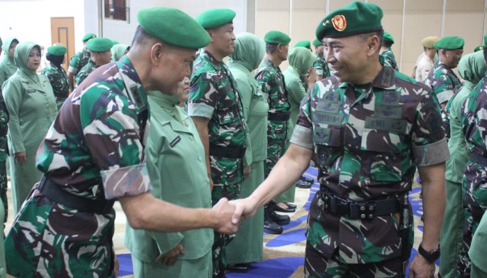 Kodiklatad Gelar Laporan Korps Kenaikan Pangkat Personel