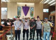 Polsek Pinang Beri Pengamanan 5 Gereja Saat Jumat Agung dan Paskah