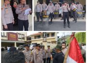 Simulasi Sispam Mako, Polsek Metro Setiabudi Siap Hadapi Potensi Serangan Massa Anarkis