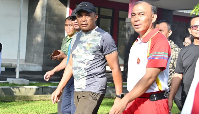 Dankodiklatad Hadiri Olahraga Bersama HUT ke-52 Sesko TNI