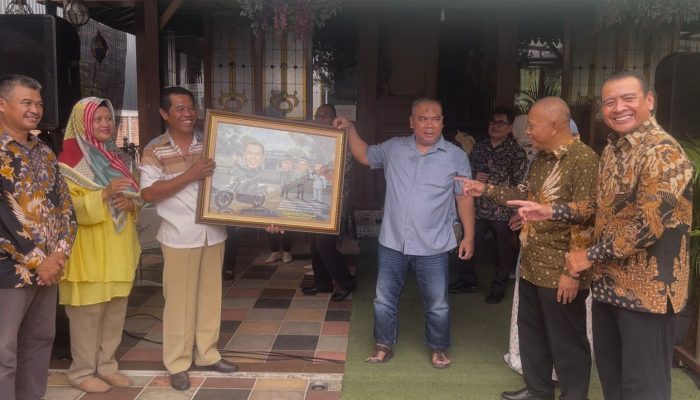 Polsek Ciputat Timur Hadiri Halal Bihalal dan Pelepasan Anggota Koramil yang Purna Tugas