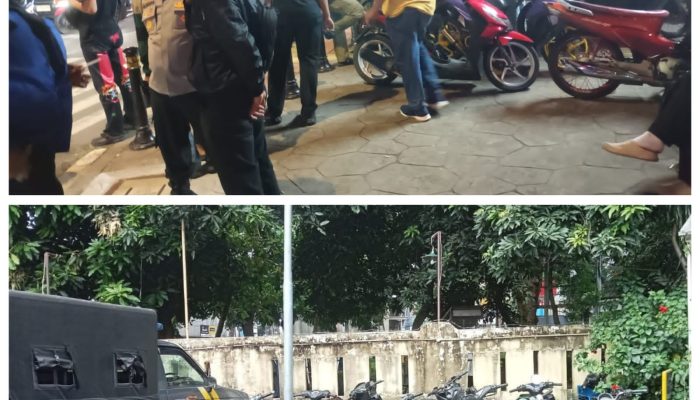 Kapolsek Metro Kebayoran Baru Pimpin Langsung Penindakan Kebut – Kebutan di Traffic Light Al Azhar