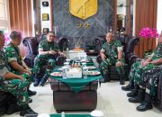 Audiensi Dankodiklatad dengan Pangdam XIII/Merdeka, Perkuat Sinergi Pembinaan Latihan