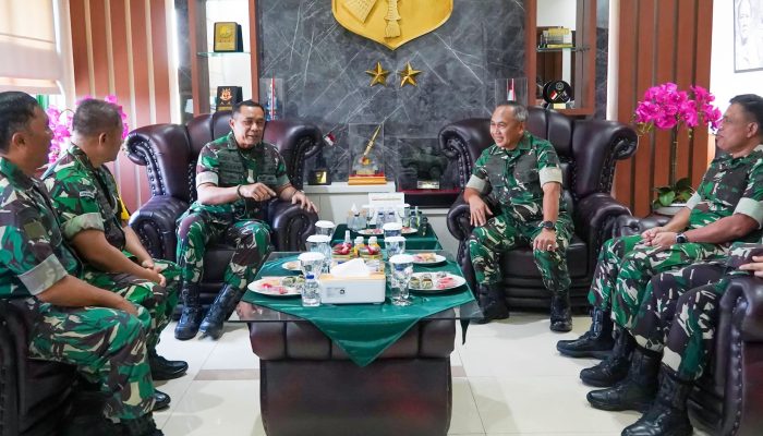 Audiensi Dankodiklatad dengan Pangdam XIII/Merdeka, Perkuat Sinergi Pembinaan Latihan