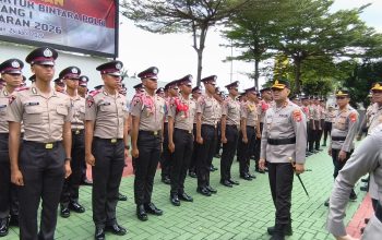148 Siswa Diktuk Bintara Polri Gelombang I TA 2026 Jalani Latja di Polres Tangsel