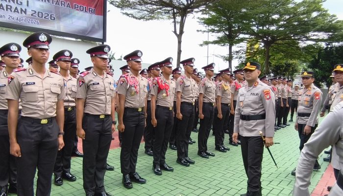 148 Siswa Diktuk Bintara Polri Gelombang I TA 2026 Jalani Latja di Polres Tangsel