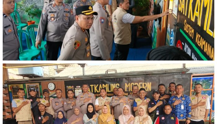 Penilaian Lomba Siskamling Tingkat Polres Metro Jakarta Selatan Berlangsung Kondusif di Kelurahan Gandaria Utara