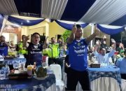 Nobar Persib vs Bali United di Polres Cianjur, Pererat Kebersamaan Polri dan Masyarakat