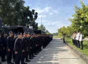 Brimob Jabar Sigap Amankan Aksi Unjuk Rasa di Karawang, Situasi Tetap Kondusif