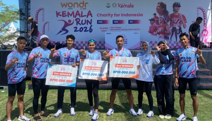 Atlet Polda Jabar Borong Prestasi di Kemala Run 2026 Gianyar