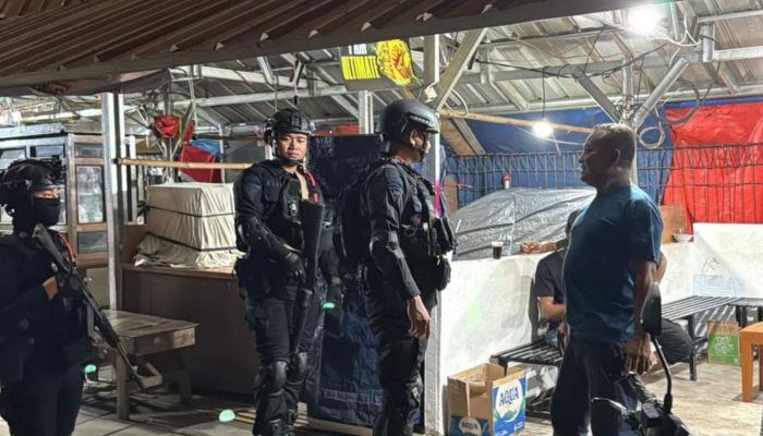 Brimob Jabar Patroli Malam di Purwakarta, Antisipasi Gangguan Kamtibmas