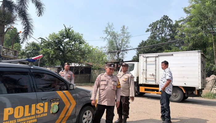 Patroli Skala Sedang di Perbatasan, Polsek Curug Perkuat Rasa Aman Warga