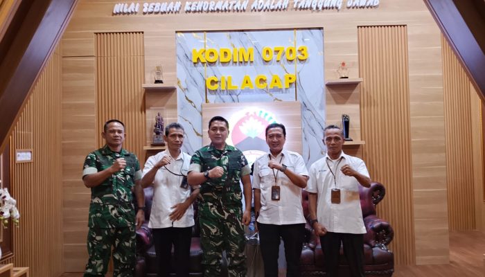 Pererat Sinergitas, Administratur Perhutani KPH Banyumas Barat Lakukan Kunjungan Kehormatan ke Kodim 0703/Cilacap
