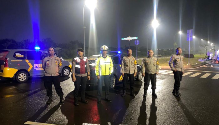 Polsek Pagedangan Perkuat Patroli Cipkon Malam Hari, Tekan Potensi Kejahatan Jalanan dan Jaga Stabilitas Kamtibmas