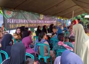 Kodim 0621/Kab.Bogor TMMD ke 128 Warga Desa Banyuasin Antusias, Serbu Penyuluhan Kesehatan Terpadu