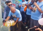 Meriah dan Penuh Kebersamaan, Polsek Ciputat Timur Amankan Giat “Nebar Keba Ikan Mu dan Lomba Mancing” di Situ Bungur