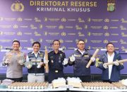 Polda Metro Jaya dan Bea Cukai Gagalkan Penyelundupan Merkuri di Tanjung Priok
