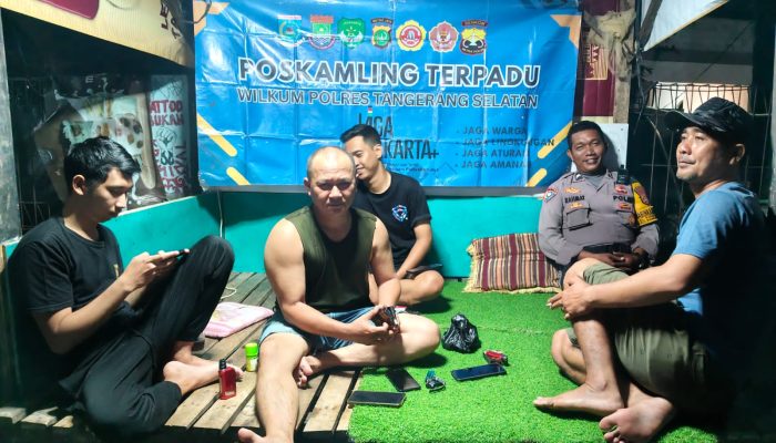 Siskamling Terpadu di Pondok Aren Perkuat Kekompakan Warga dan Ciptakan Lingkungan Aman