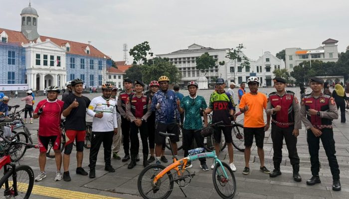 Jaga Kekondusifan CFD Kota Tua dan Sarinah, Dit Samapta Korsabhara Baharkam Polri Gelar Patroli Dialogis