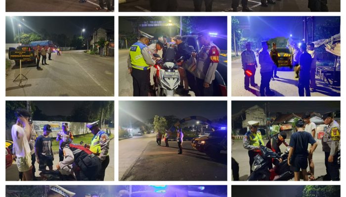 Jajaran Polsek Benda Laksanakan Razia Stasioner Dan Patroli Mobile Antisipasi Guantimbas