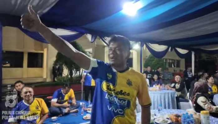 Nonton Bareng May Day 2026, Polres Cianjur Pererat Kebersamaan Bersama Buruh