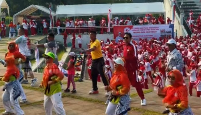 Kapolres Cianjur Ajak Warga Hidup Sehat di Perayaan HUT KJS ke-42